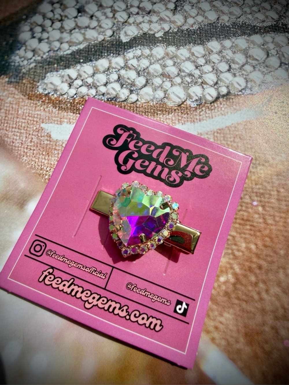 Feed Me Gems Ab Signature Heart Hair
Candy Clip